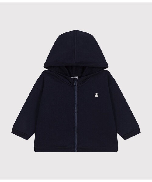 【セール】スウェットジップアップパーカ（パーカー）｜PETIT BATEAU（プチバトー）