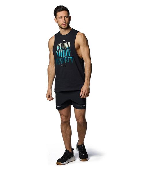 UNDER ARMOUR(アンダーアーマー)の「UAプロジェクトロック ブラッド スウェット リスペクト タンク(トレーニング/メンズ)(タンクトップ・メンズ・ブラック・XL/XXL/L/M/S)」の3枚目の写真
