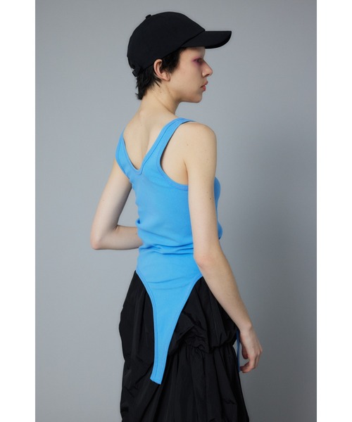 タンクトップ ノースリーブ Sheer asymmetry tank　シアーアシンメトリータンク レディース セール】Sheer asymmetry tank シアーアシンメトリータンク