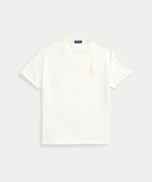 POLO RALPH LAUREN(ポロ ラルフ ローレン)の「クラシック フィット Big Pony ジャージー Tシャツ(Tシャツ/カットソー・メンズ・ナチュラル・XXL/XS/XL/L/M/S)」の2枚目の写真