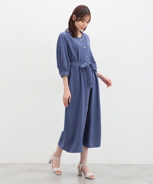 Honeys（ハニーズ）の「6分袖Vネックワンピース（ワンピース）」 - WEAR