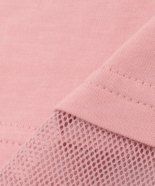 X-girl Stages（エックスガールステージス）の「メッシュ切替カラフルロゴワンピース（Tシャツ/カットソー・キッズ・ブラック/ピンク/ラベンダー・140cm/130cm/90cm/120cm/110cm/100cm）」の15枚目の写真