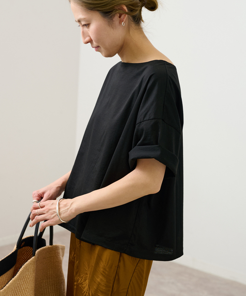 FRAMeWORK（フレームワーク）の「ボートネックワイドプルオーバー（T