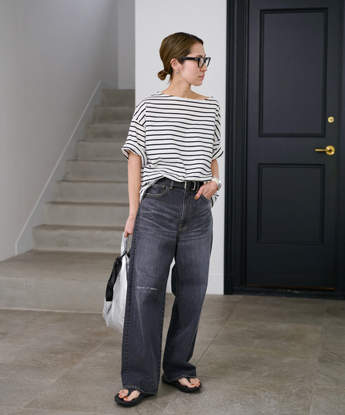 FRAMeWORK（フレームワーク）の「ボートネックワイドプルオーバー（T