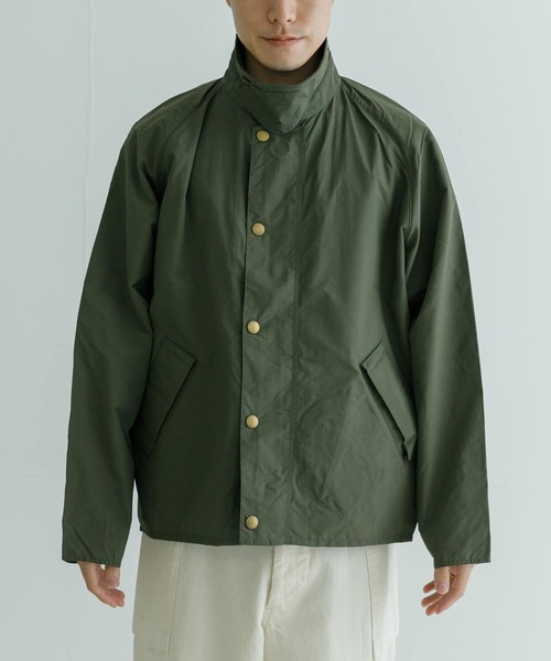 Barbour ナイロンジャケット 34 オリーブグリーン 中古・古着通販】Barbour (バブアー) オイルドジャケット
