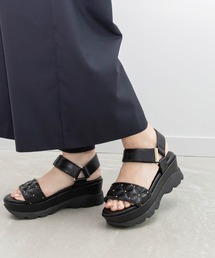 セール】ビジュー×キルティング スポーツサンダル（サンダル）｜RANDA