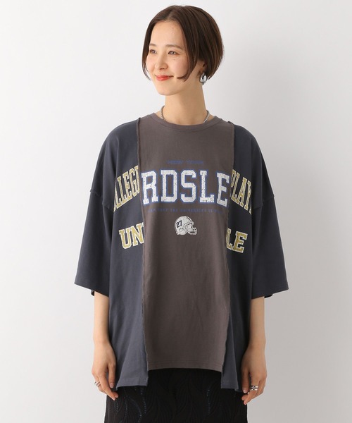 LEPSIM（レプシィム）の「リメイク風ワイドT　115178（Tシャツ/カットソー・レディース・ブラック/杢グレー/ブルー・FREE）」の20枚目の写真