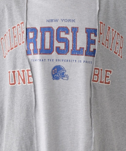 LEPSIM（レプシィム）の「リメイク風ワイドT　115178（Tシャツ/カットソー・レディース・ブラック/杢グレー/ブルー・FREE）」の8枚目の写真