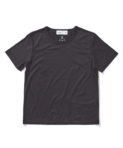 CONVERSE TOKYO(コンバーストウキョウ)の「EMBROIDERY ONEPOINT TEE(Tシャツ/カットソー・レディース・ブラック/ホワイト/キャメル・FREE)」の3枚目の写真