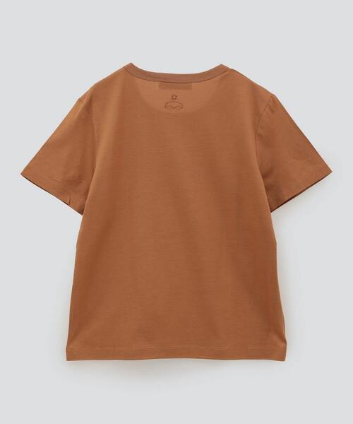 CONVERSE TOKYO(コンバーストウキョウ)の「EMBROIDERY ONEPOINT TEE(Tシャツ/カットソー・レディース・ブラック/ホワイト/キャメル・FREE)」の12枚目の写真