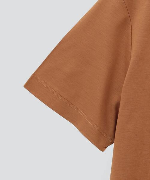 CONVERSE TOKYO(コンバーストウキョウ)の「EMBROIDERY ONEPOINT TEE(Tシャツ/カットソー・レディース・ブラック/ホワイト/キャメル・FREE)」の14枚目の写真