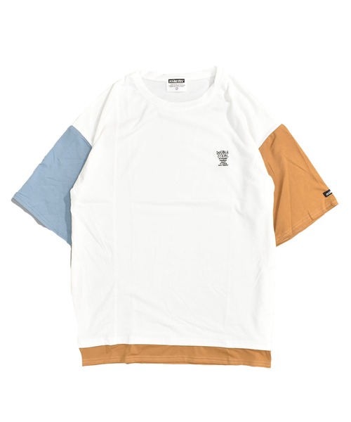 クレイジーパターンスリーブ Tシャツ（Tシャツ/カットソー）｜DOUBLE STEAL（ダブルスティール）