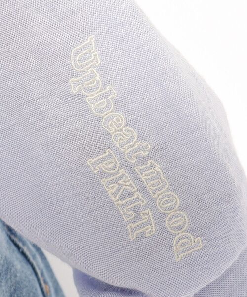 PINK-latte（ピンクラテ）の「◆【UV・接触冷感・130cmあり】シアーカノコパーカー（パーカー・キッズ・ブラック/オフホワイト/ライトパープル・13/14/15 /16）」の11枚目の写真