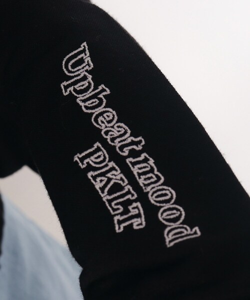 PINK-latte（ピンクラテ）の「◆【UV・接触冷感・130cmあり】シアーカノコパーカー（パーカー・キッズ・ブラック/オフホワイト/ライトパープル・13/14/15 /16）」の15枚目の写真