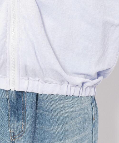 PINK-latte（ピンクラテ）の「◆【UV・接触冷感・130cmあり】シアーカノコパーカー（パーカー・キッズ・ブラック/オフホワイト/ライトパープル・13/14/15 /16）」の22枚目の写真