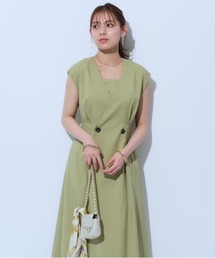 Mystrada（マイストラーダ）の「リネンライクタックワンピ