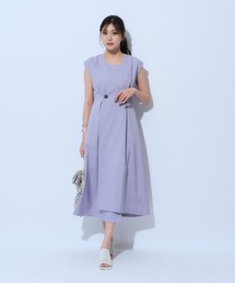 Mystrada（マイストラーダ）の「リネンライクタックワンピ