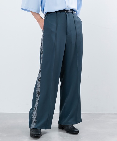 JUNRED（ジュンレッド）の「【 UNISEX 】サイドデザインワイドパンツ（その他パンツ・メンズ・ブラック/グリーン・L/S/M）」の11枚目の写真