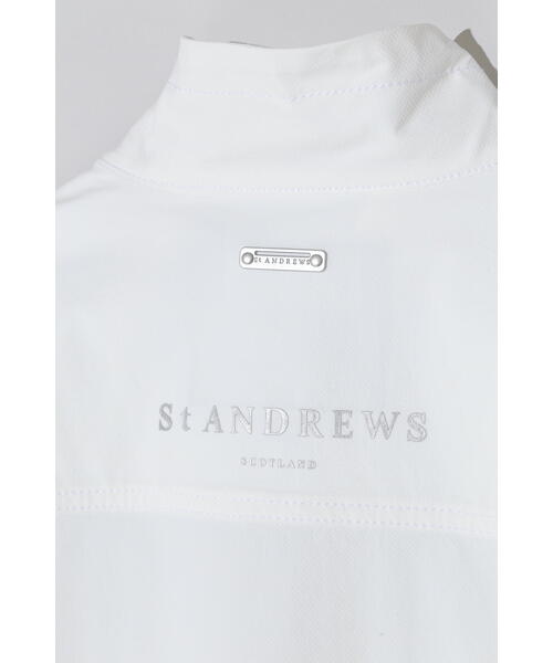未使用 セントアンドリュース ストレッチダイヤドビーブルゾン LL ホワイト 白 2WAYストレッチダイヤドビーブルゾン (MENS) | St ANDREWS