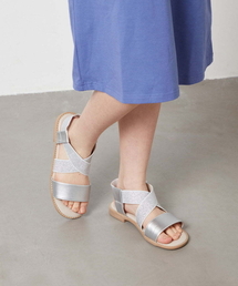 a.v.v | [20-24cm][履きやすいクッションインソール][足入れ楽ちん]クロスゴムサンダル[WEB限定サイズ](サンダル)