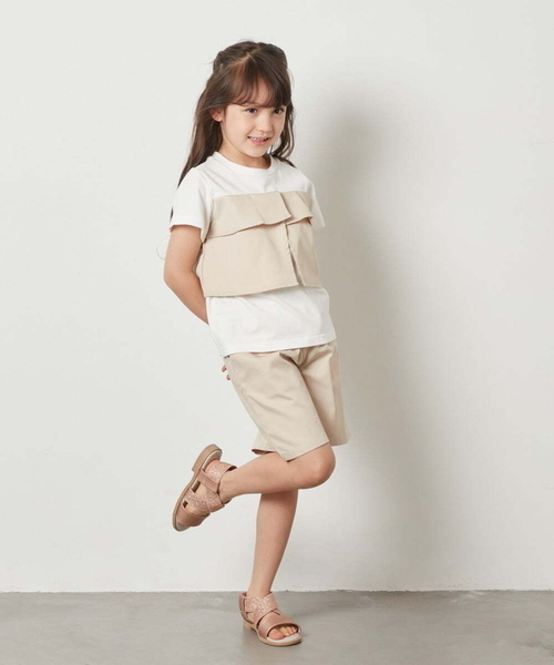 a.v.v（アーヴェヴェ）の「[20-24cm][履きやすいクッションインソール][足入れ楽ちん]クロスゴムサンダル[WEB限定サイズ]（サンダル・キッズ・ブラック/シルバー/ライトピンク・24/23/21/20/22）」の15枚目の写真