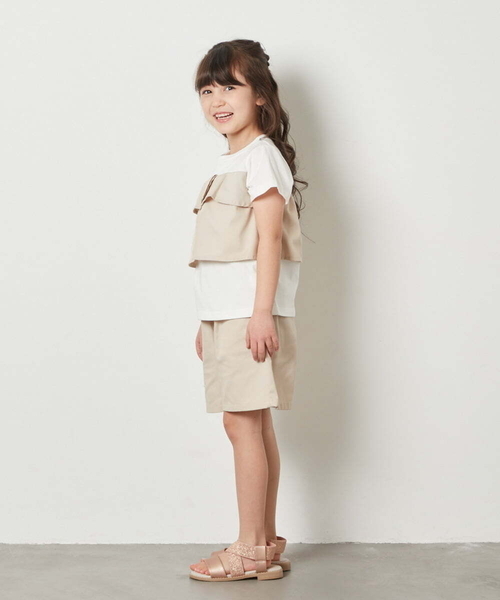 a.v.v（アーヴェヴェ）の「[20-24cm][履きやすいクッションインソール][足入れ楽ちん]クロスゴムサンダル[WEB限定サイズ]（サンダル・キッズ・ブラック/シルバー/ライトピンク・24/23/21/20/22）」の17枚目の写真