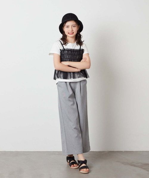 a.v.v（アーヴェヴェ）の「[20-24cm][履きやすいクッションインソール][足入れ楽ちん]クロスゴムサンダル[WEB限定サイズ]（サンダル・キッズ・ブラック/シルバー/ライトピンク・24/23/21/20/22）」の21枚目の写真