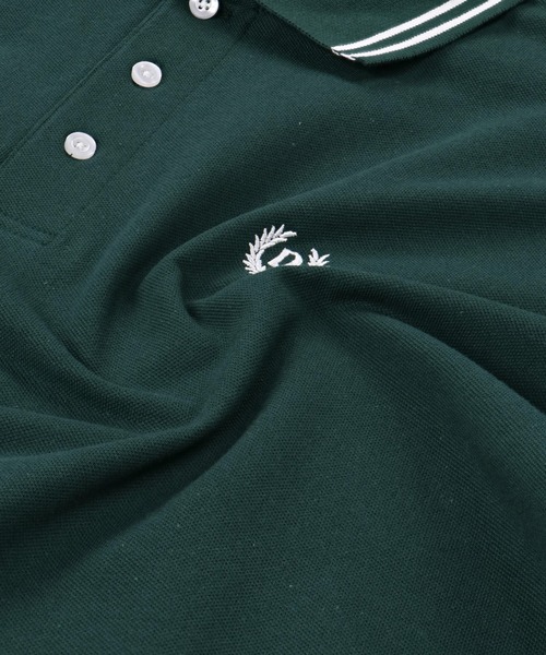 SPINNS（スピンズ）の「【６色展開】ワンポイント半袖ポロシャツ/D（ポロシャツ・メンズ・ブラック/ワイン/ブルー/ホワイト/グリーン/ネイビー・ONESIZE）」の8枚目の写真