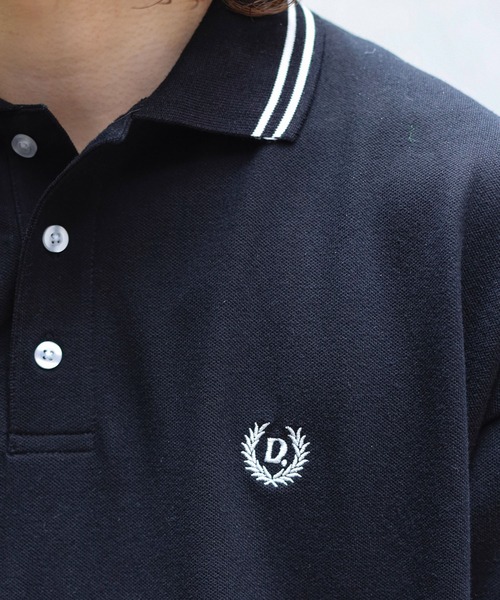 SPINNS（スピンズ）の「【６色展開】ワンポイント半袖ポロシャツ/D（ポロシャツ・メンズ・ブラック/ワイン/ブルー/ホワイト/グリーン/ネイビー・ONESIZE）」の20枚目の写真