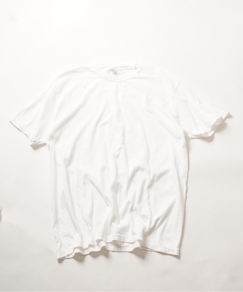 comfort colors(コンフォートカラーズ)の「【COMFORT COLORS/コンフォートカラーズ】6.1オンス ガーメントダイTシャツ(1717) ヘビーウェイト(Tシャツ/カットソー・メンズ・ホワイト/スミクロ・MEDIUM/LARGE/X-LARGE)」の3枚目の写真