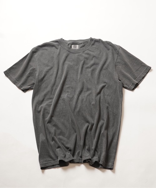 comfort colors(コンフォートカラーズ)の「【COMFORT COLORS/コンフォートカラーズ】6.1オンス ガーメントダイTシャツ(1717) ヘビーウェイト(Tシャツ/カットソー・メンズ・ホワイト/スミクロ・MEDIUM/LARGE/X-LARGE)」の7枚目の写真