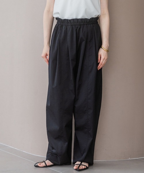 A part by（アパートバイ）の「イージーコクーンパンツ（その他パンツ・レディース・ブラック/オフホワイト/キャメル/ライトグリーン・FREE/SMALL）」の3枚目の写真