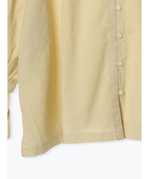 TSUHARU by Samansa Mos2（ツハルバイサマンサモスモス）の「綿麻ローン前後2WAY製品染めリボンブラウス（シャツ/ブラウス・レディース・イエロー/チャコールグレー/パープル・F）」の6枚目の写真
