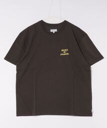 DESIGN TEE/BANKS(バンクス)スタンダードシルエットワンポイントフラワープリント半袖カットソー