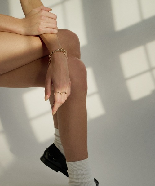 GOLDY（ゴールディ）の「ダブル チェーン カーブド ブレスレット（ブレスレット・レディース・ゴールド/シルバー系その他/ゴールド系その他/シルバー・FREE）」の12枚目の写真