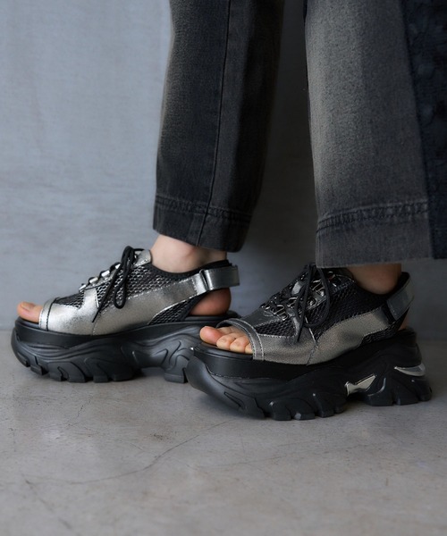 HARE（ハレ）の「ラメメッシュスニーカーサンダル(HARE)（サンダル