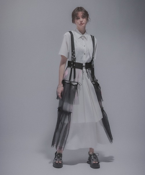 HARE（ハレ）の「ラメメッシュスニーカーサンダル(HARE)（サンダル・レディース・ブラック/ブラック系その他/シルバー・MEDIUM/LARGE）」の6枚目の写真