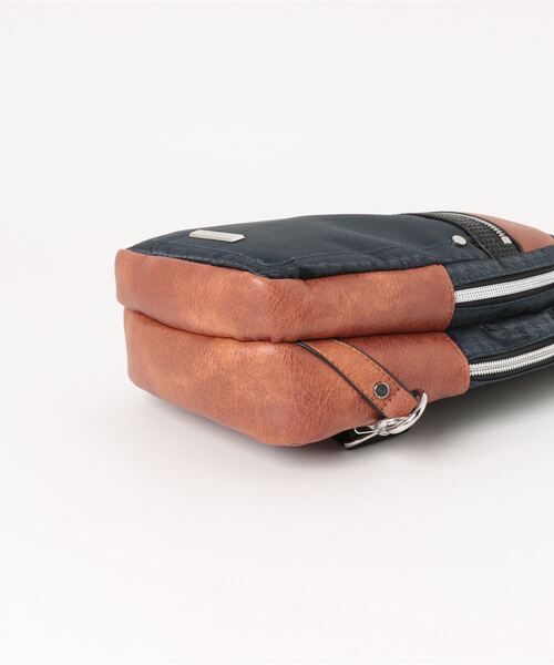 m.f.エディトリアル メンズ 千鳥柄配色 ボディバッグ（ボディバッグ/ウエストポーチ）｜m.f.editorial（エムエフエディトリアル）