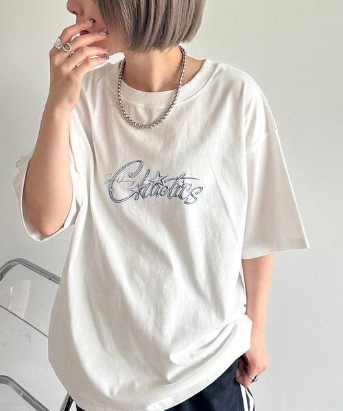 apres jour mignon(アプレジュールミニョン)の「アソートピグメントBIGロックT2【ZOZOTOWN限定アイテム】(Tシャツ/カットソー・レディース・ホワイト系その他3/ピンク/ホワイト系その他/オフホワイト/ブラック系その他/ブラック/ブラック系その他2/ホワイト系その他2・X-LARGE/フリー)」の4枚目の写真