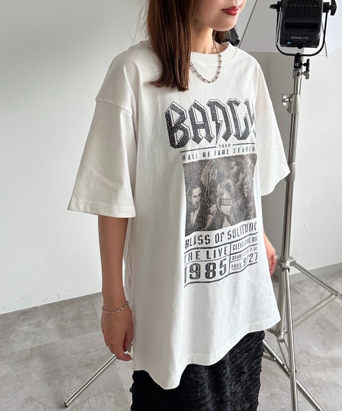 apres jour mignon(アプレジュールミニョン)の「アソートピグメントBIGロックT2【ZOZOTOWN限定アイテム】(Tシャツ/カットソー・レディース・ホワイト系その他3/ピンク/ホワイト系その他/オフホワイト/ブラック系その他/ブラック/ブラック系その他2/ホワイト系その他2・X-LARGE/フリー)」の9枚目の写真