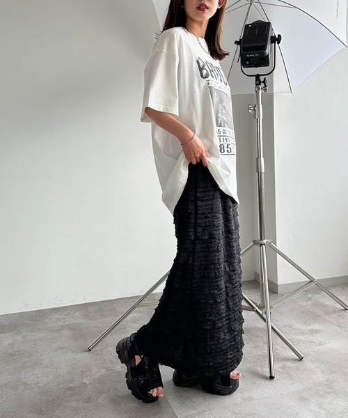 apres jour mignon(アプレジュールミニョン)の「アソートピグメントBIGロックT2【ZOZOTOWN限定アイテム】(Tシャツ/カットソー・レディース・ホワイト系その他3/ピンク/ホワイト系その他/オフホワイト/ブラック系その他/ブラック/ブラック系その他2/ホワイト系その他2・X-LARGE/フリー)」の14枚目の写真
