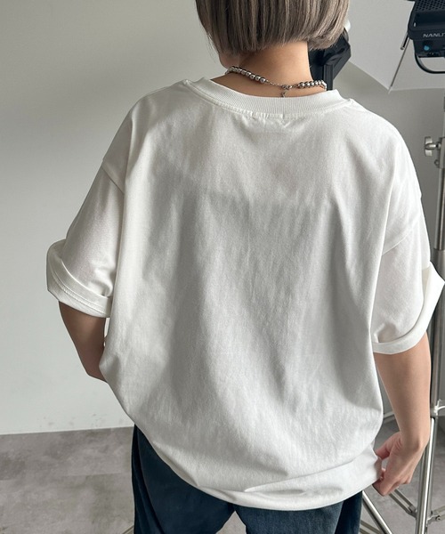 apres jour mignon(アプレジュールミニョン)の「アソートピグメントBIGロックT2【ZOZOTOWN限定アイテム】(Tシャツ/カットソー・レディース・ホワイト系その他3/ピンク/ホワイト系その他/オフホワイト/ブラック系その他/ブラック/ブラック系その他2/ホワイト系その他2・X-LARGE/フリー)」の17枚目の写真