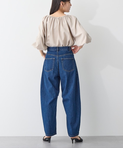 for/c(フォーシー)の「リネンライクバルーンスリーブブラウス【サスティナブル】(シャツ/ブラウス・レディース・スミクロ/ベージュ/ライトブラウン・M/L)」の7枚目の写真