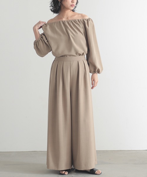 for/c(フォーシー)の「リネンライクバルーンスリーブブラウス【サスティナブル】(シャツ/ブラウス・レディース・スミクロ/ベージュ/ライトブラウン・M/L)」の11枚目の写真