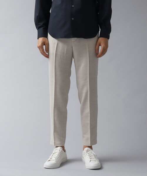 NOLLEY’S(ノーリーズ)の「【ACTIVE SECT】《限定展開 / 速乾 / イージーケア》リネンライク スリムイージーパンツ(その他パンツ・メンズ・ライトグレー/ダークネイビー/キナリ/ブラック・XL/L/M/S)」の5枚目の写真