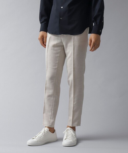 NOLLEY’S(ノーリーズ)の「【ACTIVE SECT】《限定展開 / 速乾 / イージーケア》リネンライク スリムイージーパンツ(その他パンツ・メンズ・ライトグレー/ダークネイビー/キナリ/ブラック・XL/L/M/S)」の6枚目の写真