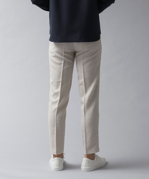 NOLLEY’S(ノーリーズ)の「【ACTIVE SECT】《限定展開 / 速乾 / イージーケア》リネンライク スリムイージーパンツ(その他パンツ・メンズ・ライトグレー/ダークネイビー/キナリ/ブラック・XL/L/M/S)」の9枚目の写真