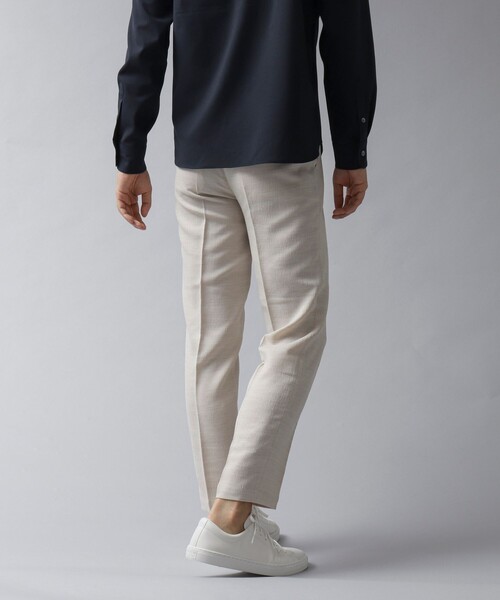 NOLLEY’S(ノーリーズ)の「【ACTIVE SECT】《限定展開 / 速乾 / イージーケア》リネンライク スリムイージーパンツ(その他パンツ・メンズ・ライトグレー/ダークネイビー/キナリ/ブラック・XL/L/M/S)」の10枚目の写真