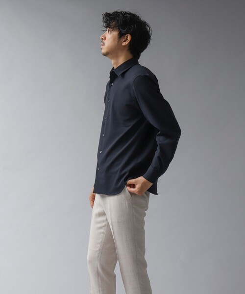 NOLLEY’S(ノーリーズ)の「【ACTIVE SECT】《限定展開 / 速乾 / イージーケア》リネンライク スリムイージーパンツ(その他パンツ・メンズ・ライトグレー/ダークネイビー/キナリ/ブラック・XL/L/M/S)」の15枚目の写真