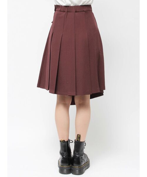 jouetie（ジュエティ）の「ベルトプリーツミディスカート（スカート・レディース・グレー/ネイビー/ボルドー・MEDIUM）」の21枚目の写真